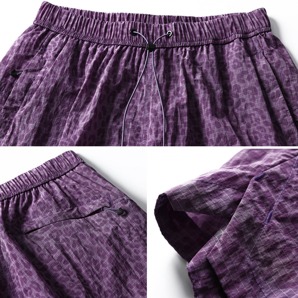 Summer Loose Leopard Print Shorts