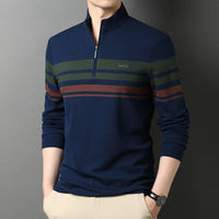 Cotton Stand Collar Long Sleeves