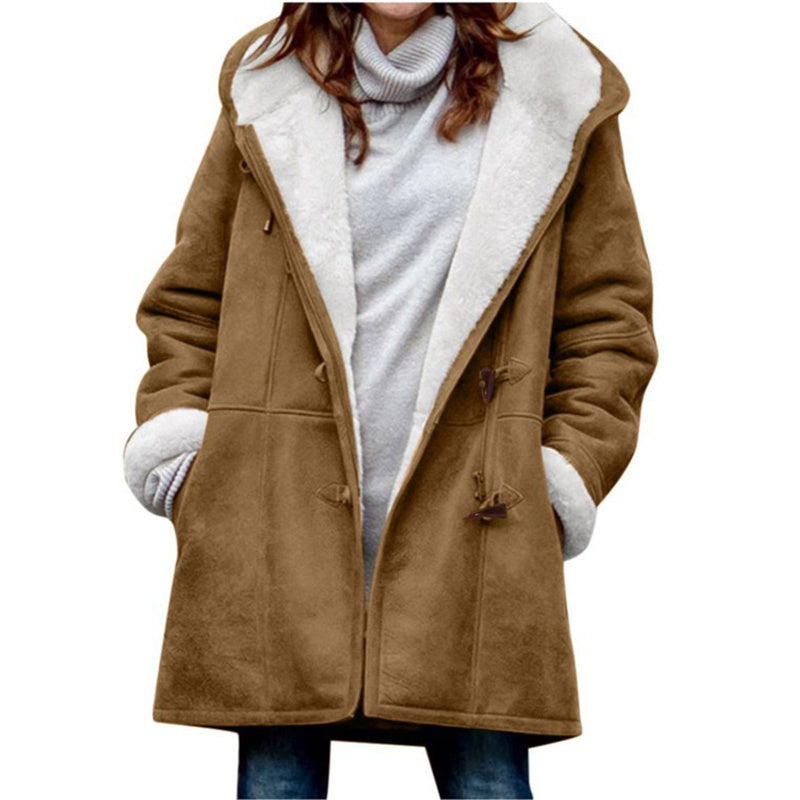 Duffle Toggle Coat Hooded Jacket