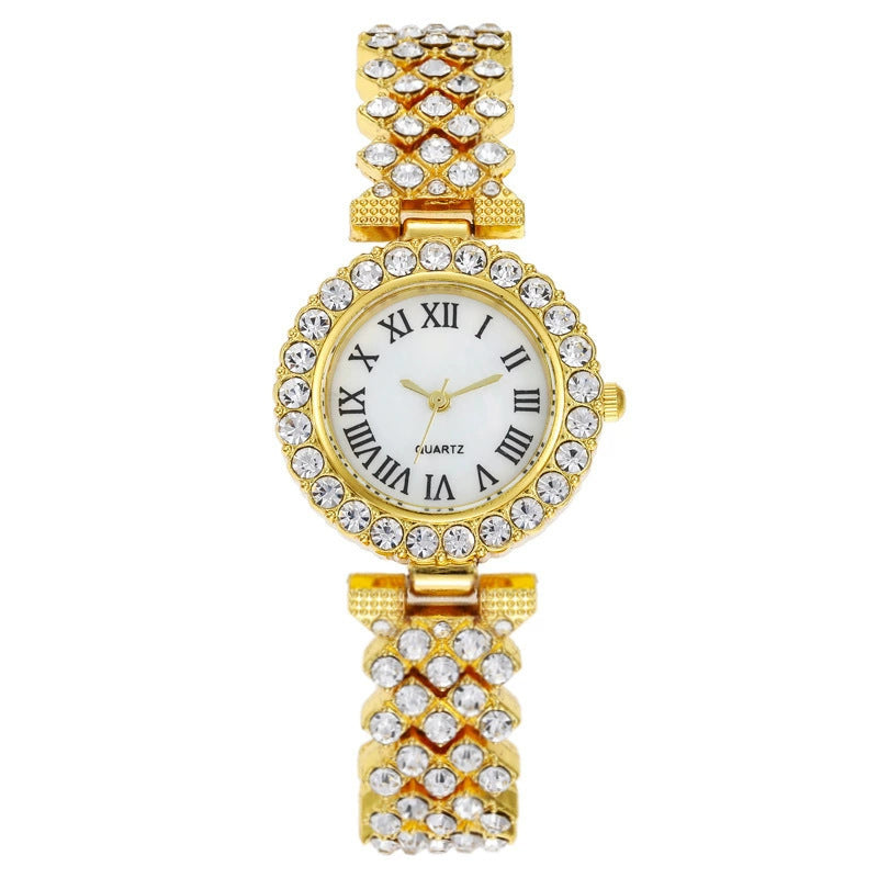 Fashion Business Versatile Diamond-studded Starry Sky Quartz Watch Bracelet For Women