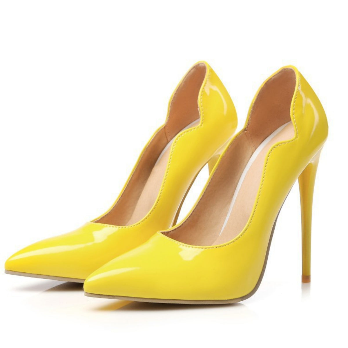 Sexy High-heeled Stiletto Patent Leather Pumps