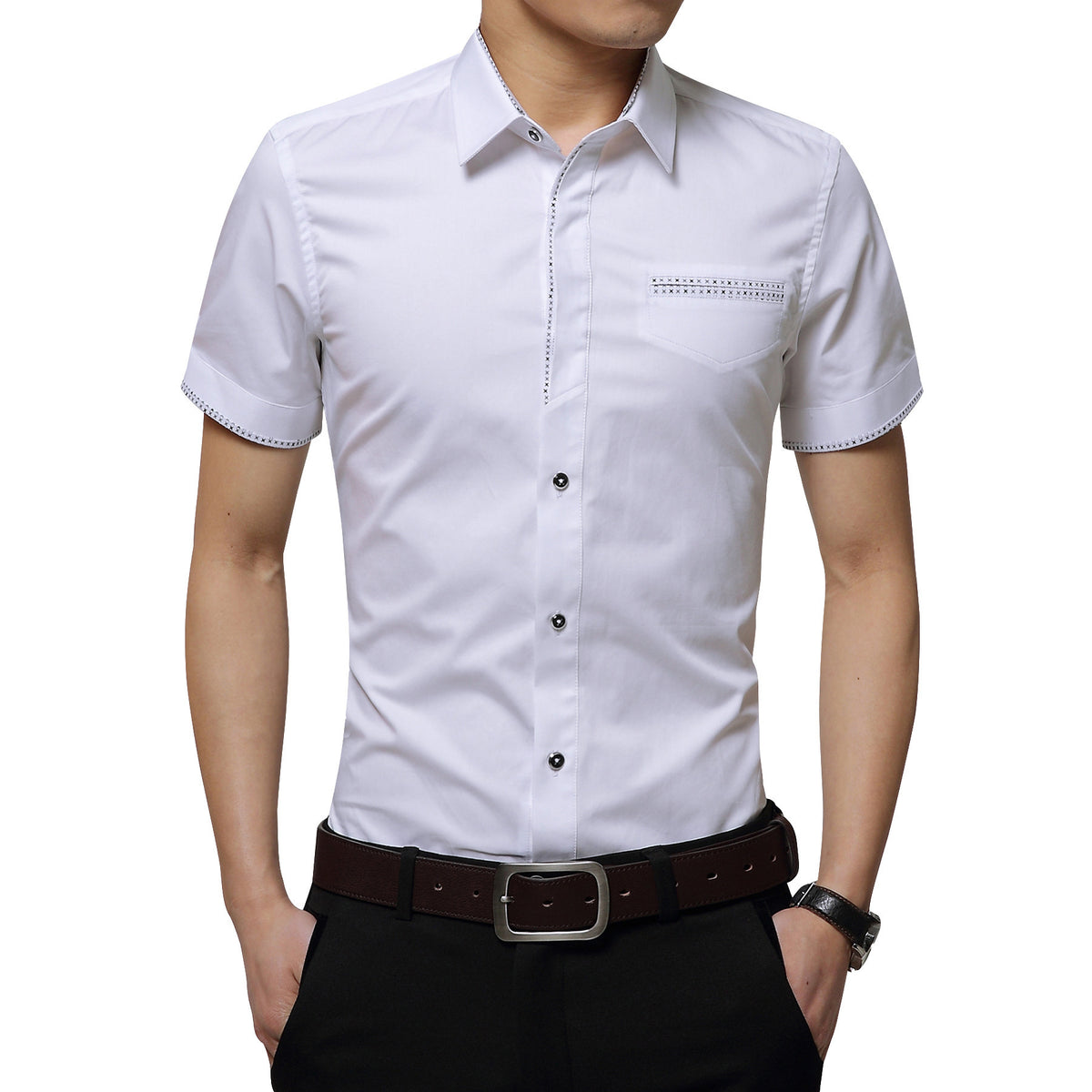 Business Casual Short Sleeved Shirts