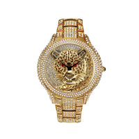 Personalized Leopard Diamond Quartz Women's Watch