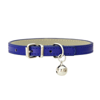 Japanese Style Bell PU Leather Leash Pet Dog Collar