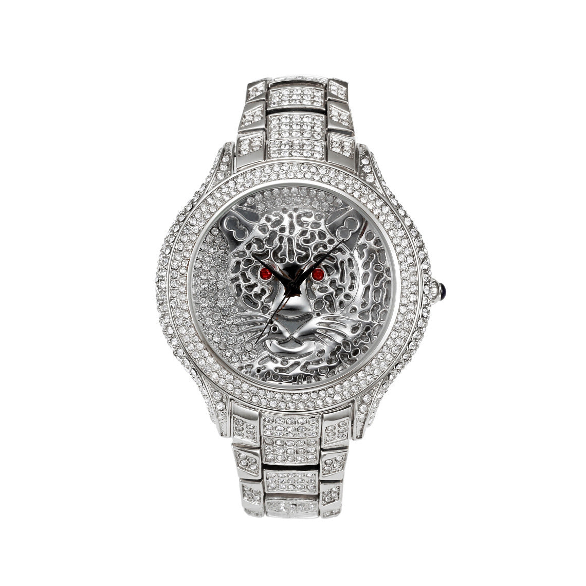 Personalized Leopard Diamond Quartz Women's Watch