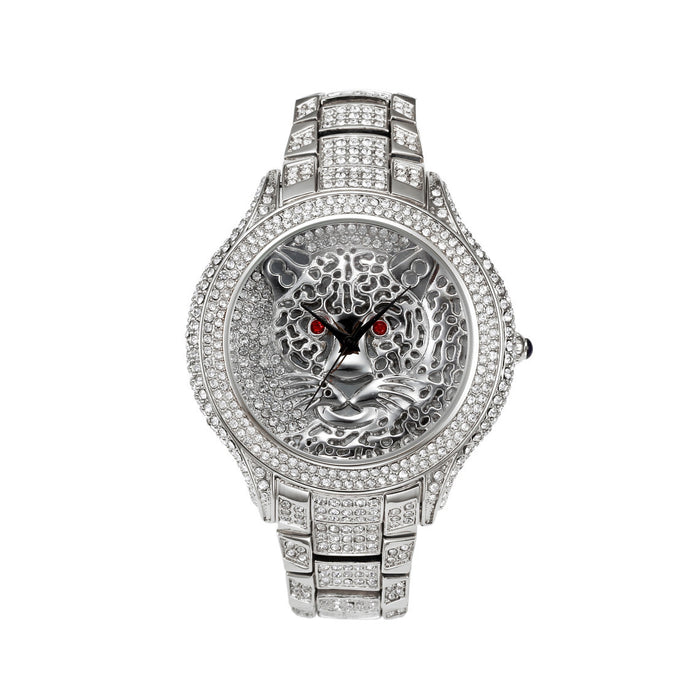 Personalized Leopard Diamond Quartz Women's Watch