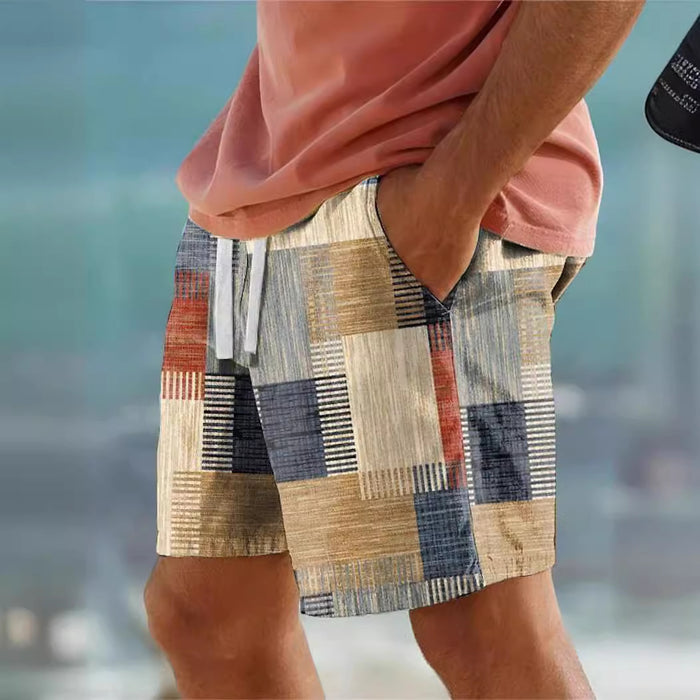 Trendy Digital Printing Casual Shorts
