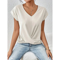 Comfy Casual V Neck Blouses