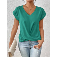 Comfy Casual V Neck Blouses