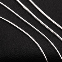 Sterling Silver Plated platinum necklace chain