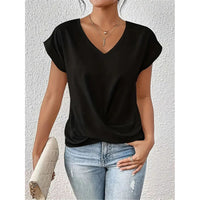 Comfy Casual V Neck Blouses