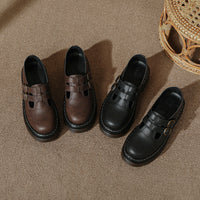College-style Carved Brogue Shoes