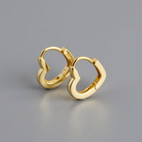 Love ear buckle golden light luxury temperament versatile