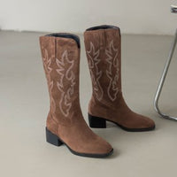 Retro Embroidered Western Cowboy Boots