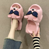 Cute Sunglasses Bear Slippers