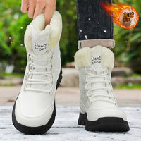 New Fleece-Lined Fashionable British-Style Boots