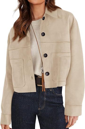 Faux Suede Short Jacket