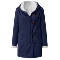 Duffle Toggle Coat Hooded Jacket