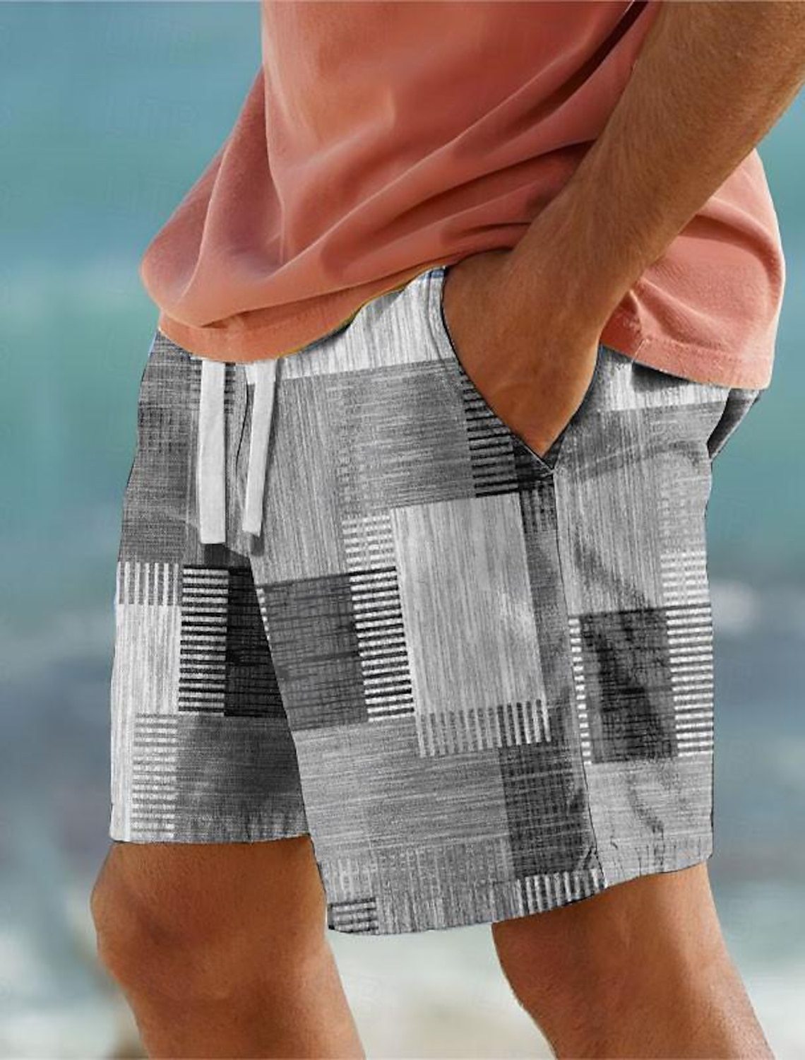 Trendy Digital Printing Casual Shorts