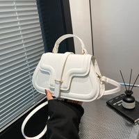 Stylish Minimalist Casual Western-style Small Square Crossbody Or Shoulder Bag