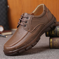 Leather Shoes with Tendon Sole