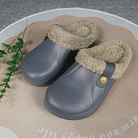 Men’s Fleece-Lined Home Slippers