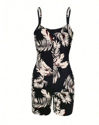 Casual All-Over Floral Print Jumpsuit