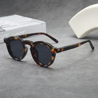 Vintage Round Frame Sunglasses For Women