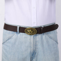 Fashion Buttonless Head Eyelet Belt