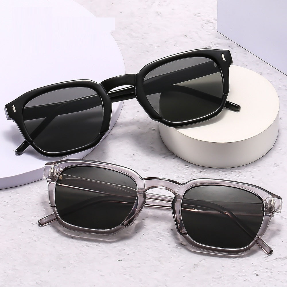 Square Retro Internet Hot Street Shooting Advanced Simple Trendy Sun Glasses