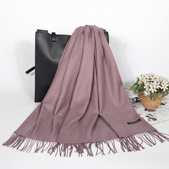 Winter Cashmere Women Scarf Female Luxury Brand Scarves Lady