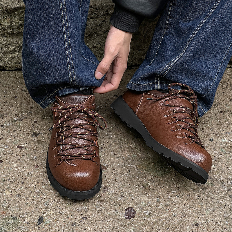 Edgy And Stylish Leather Shoes