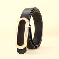 Retro Wear Belt Black Classic Cowhide