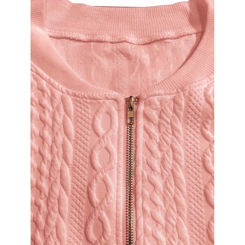 Jacquard Bomber Jacket