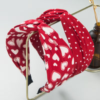 Boho Chic Fabric Print Wide Headband