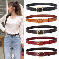 Women's Leather Belt Wide And Simple