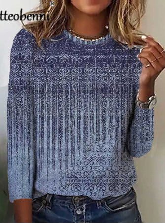 Comfortable Casual Crew-neck T-shirt