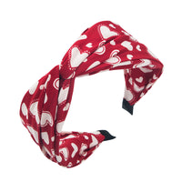 Boho Chic Fabric Print Wide Headband