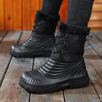 Plus-Size Fleece-Lined Snow Boots