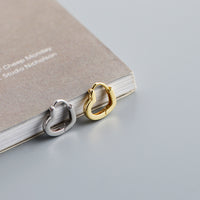 Love ear buckle golden light luxury temperament versatile