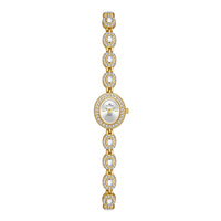 Mid-ancient Fashion Oval Colored Gems Rainbow Light Luxury Watch