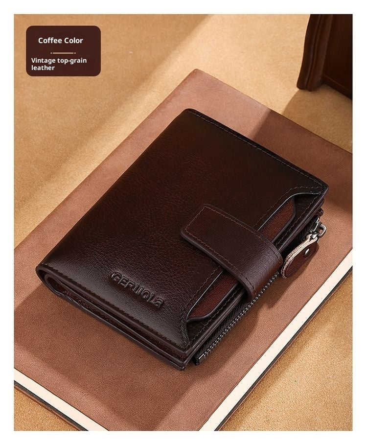 Large-Capacity Multifunctional Zipper Wallet