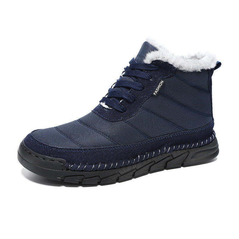 Mid-Cut Cotton-Lined Snow Boots
