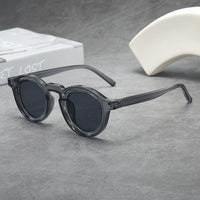 Vintage Round Frame Sunglasses For Women