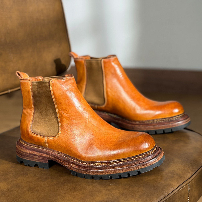 Vintage Leather Business Boots