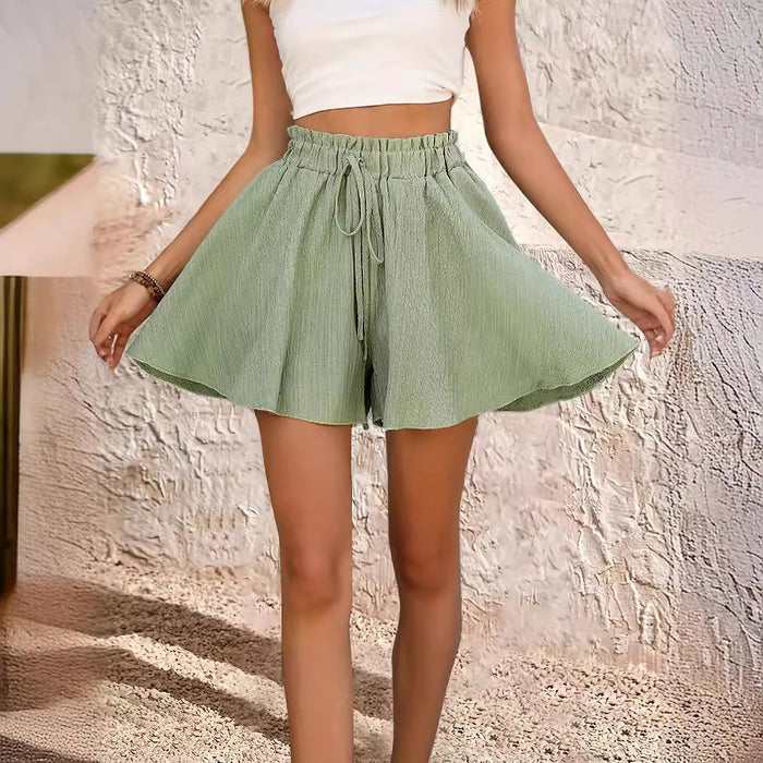 Summer Solid Color Shorts Pantskirt
