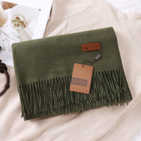 Solid Color Faux Cashmere Women's Scarf