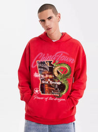 Fleece Hoodie Loose And Warm