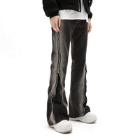 Design Zipper Straight-leg Trousers