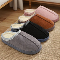Thick-Sole Warm Cotton Slippers